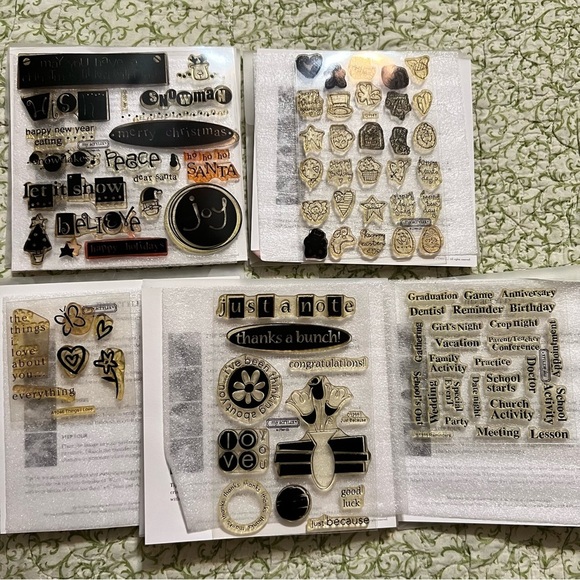 Close to my Heart Stamps set of 5 - Picture 1 of 8